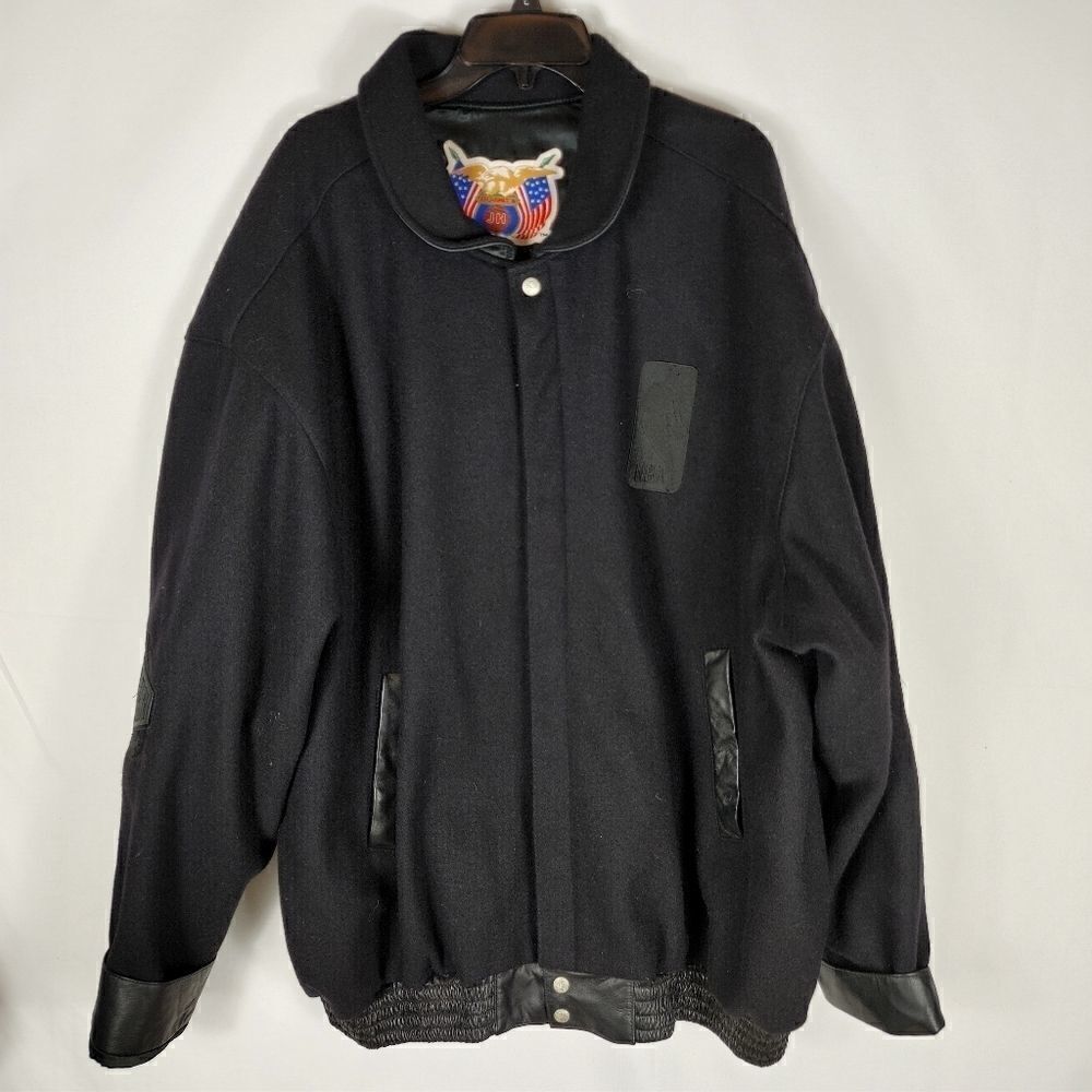 JEFF HAMILTON Black Bomber Jacket NBA East West Co